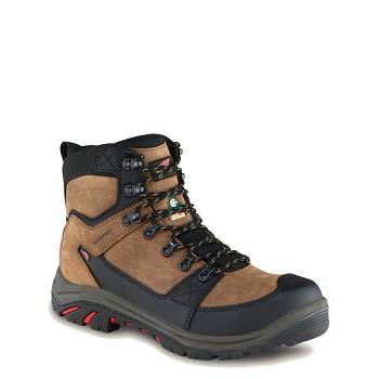 Red Wing Tradesman 6-inch CSA Safety Toe - Hnede Nepremokave Topanky Panske, RW116SK